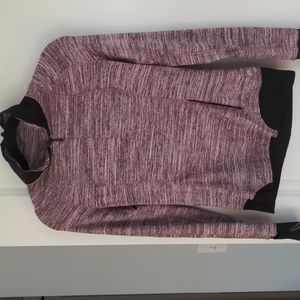 Lululemon size 6 purple long sleeve half zip top